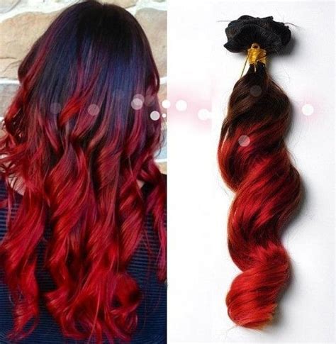 65 Best Images About Red And Burgundy Ombre Hair Styles