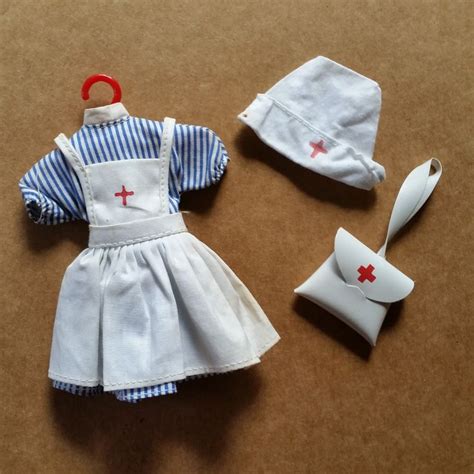 Candy Stripernurse Outfit For Sandy Doll Clone Of Skipper Etsy