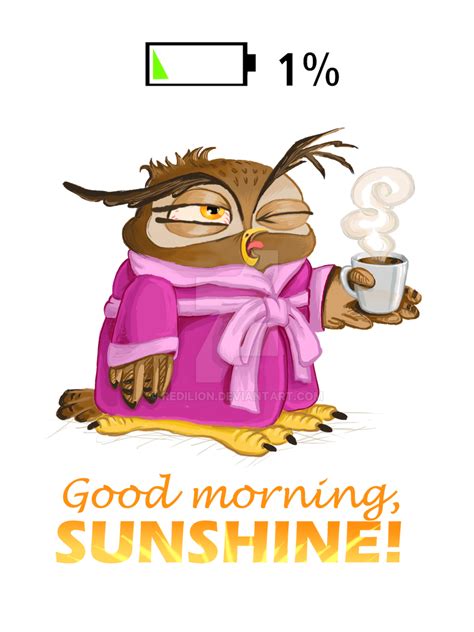 Good Morning Sunshine Digital By Redilion On Deviantart Funny Good