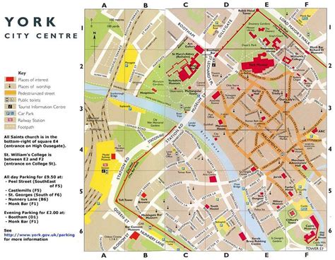Carte York Plan De York