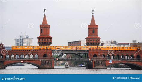 Oberbaumbruecke Or The Oberbaum Bridge Editorial Stock Photo Image Of