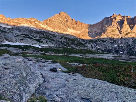 Scrambling Upper Glacier Gorge Rocky Mountain National Park Colorado