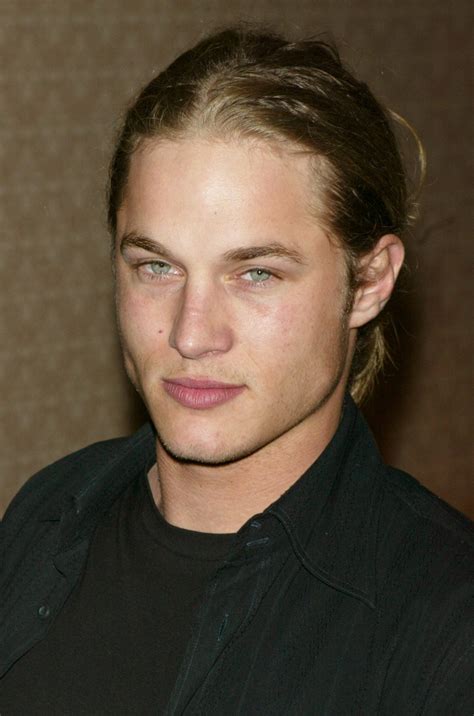 Back In His Modeling Days Fimmel Kept His Face Clean Shaven Travis