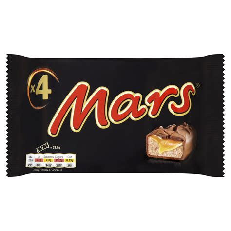 Mars Chocolate Bars Treat Size Small 4 Bars 338g Bars Buy Online In