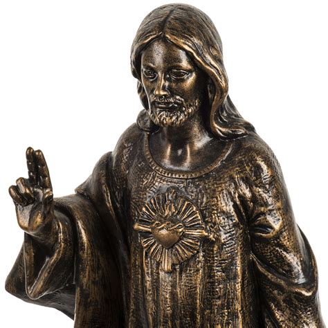I marchi, le fotografie, le immagini, i testi, il design recati da questo sito sono di esclusiva proprietà di arredi sacri di semprini francesco e matteo & c. Sacro Cuore di Gesù 50 cm resina Fontanini finitura bronzo ...