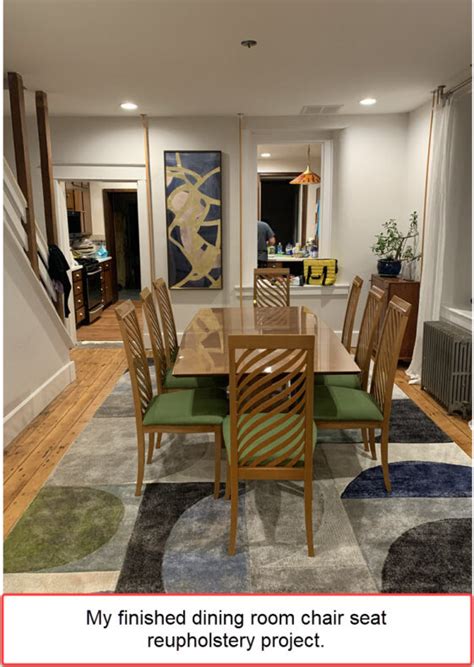 How Do You Reupholster a Dining Room Chair Seat? - Super Crafty Gal
