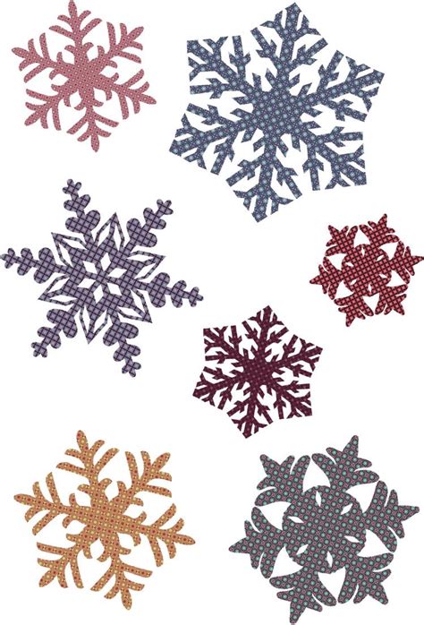 Snowflake Patterns 22687 Free Ai Download 4 Vector