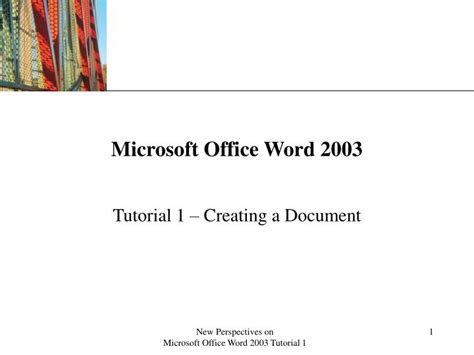 Ppt Microsoft Office Word 2003 Powerpoint Presentation Free Download