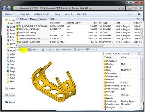 Solidworks Epdm Preview Tab Performance Computer Aided Technology