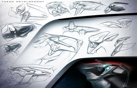 Michael Canty Car Designer Portfolio Design Car Interior Sketch