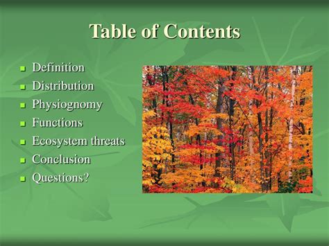 Ppt Eastern United States Deciduous Forests Powerpoint Presentation