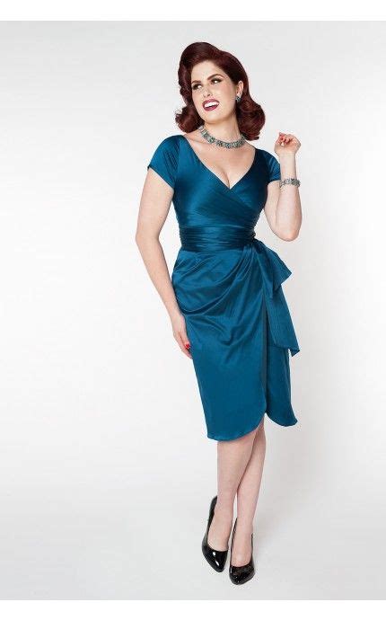 Pinup Couture Ava Dress In Teal Pinup Girl Clothing Pinup Girl