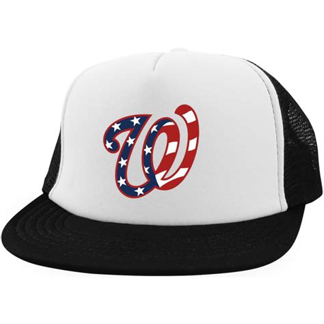 Official Washington Nationals District Trucker Hat with Snapback png image