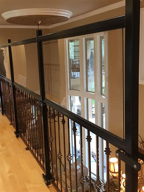 Find metal, wood, and pipe handrail prices per linear foot. Banister safety barrier and half wall | Child Senior ...