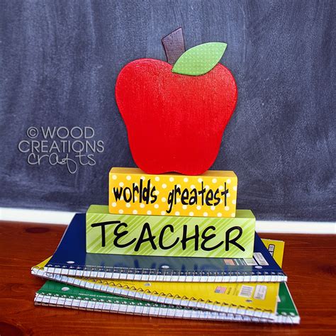 Wood Creations Teacher Craftsback To School Crafts Are Here