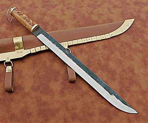 21 Inches Long Chokuto Sword 17 Long Polished Carbon Steel Blade Kow