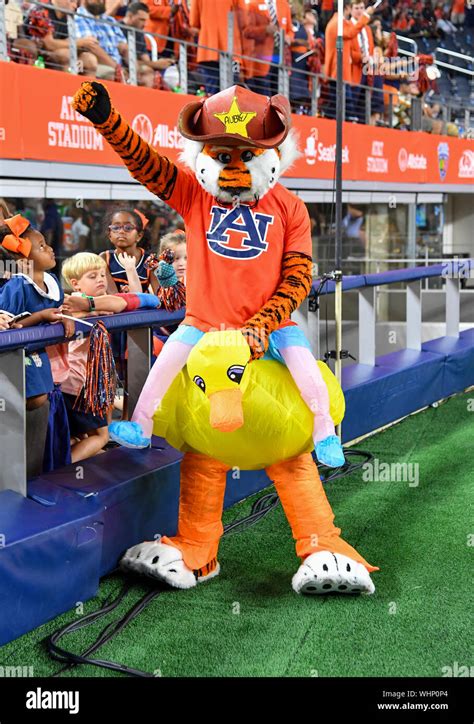 August 31 2019 Auburn Mascot Aubie The Tiger In The Ncaa Advocare