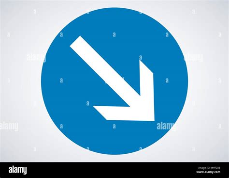 Vector Design Of One Way Traffic Sign Stock Vector Image And Art Alamy