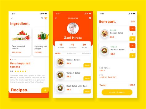 Food Ordering App Ui Design With Flutter Gambaran