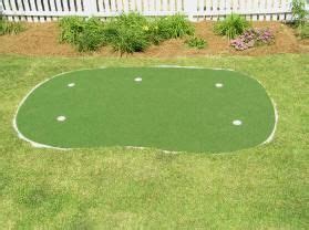 The cost of building a green in your backyard will vary greatly depending on the size and if you plan on doing the work yourself or hiring. Backyard Putting Green Installation | Backyard putting green, Backyard, Outdoor putting green