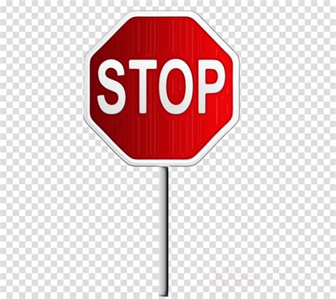 Download High Quality Stop Sign Clipart Classroom Transparent Png