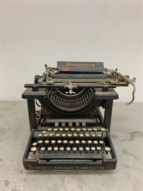 Antiquevintage Remington Typewriter No10 Etsy