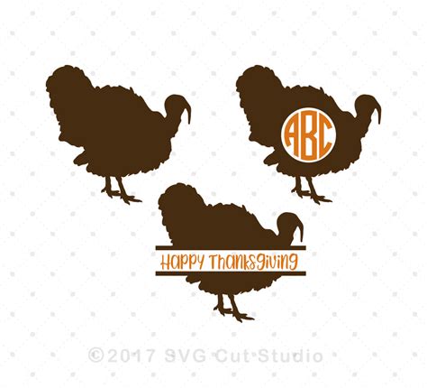 Svg Cut Files For Cricut And Silhouette Turkey Svg Cut Files Svg