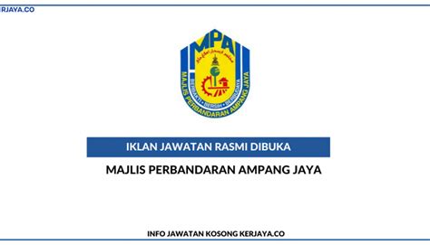 Muat turun kerja kosong kerajaan 2017 untuk android di aptoide sekarang! Majlis Perbandaran Ampang Jaya • Kerja Kosong Kerajaan