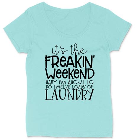 Its The Freakin Weekend Scoop Neck Plus Size Ladies Etsy