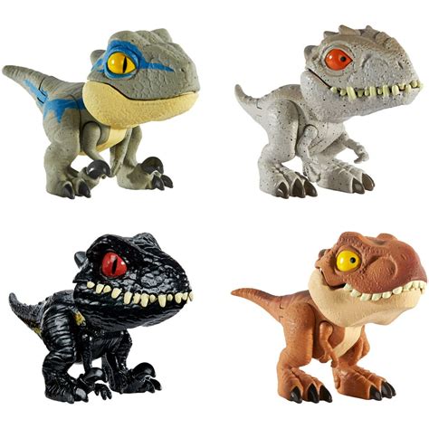 Jurassic World Snap Squad Collectible Dinosaurs With Snap On Feature