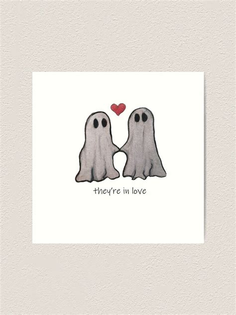 Ghosts In Love Art Print For Sale By Isabellaeileen Redbubble