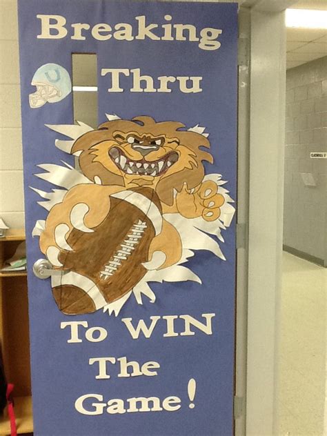 Football Homecoming Door Decorations Ash In The Wild