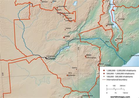 It starts in the northwest edge of zambia and flows all the way to the many animals come to the zambezi river as a water source, while others like hippos and crocodile prey on these smaller animals looking for water. Rivers - World in maps