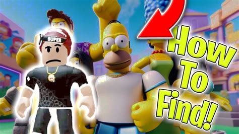 Roblox Find The Simpson Characters Youtube