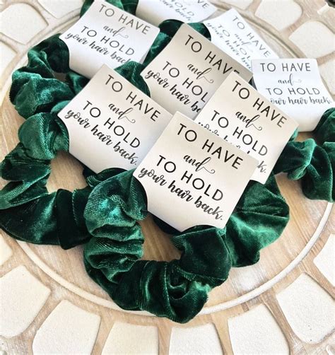 To Have And To Hold Scrunchies Bridesmaid Proposal Scrunchie Hair Bow Scrunchies Favor Bridal