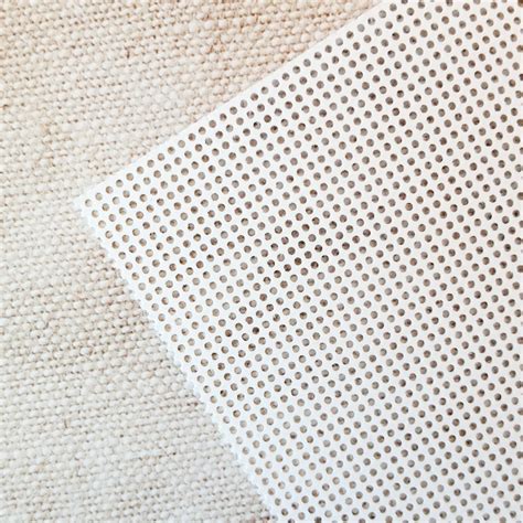 Perforated Paper White Stitched Modern