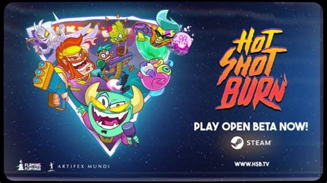 Hot Shot Burn Arena Party Brawler Early Access August 15 Gamecut