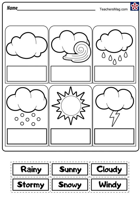 Weather Worksheets Weather Activities Preschool