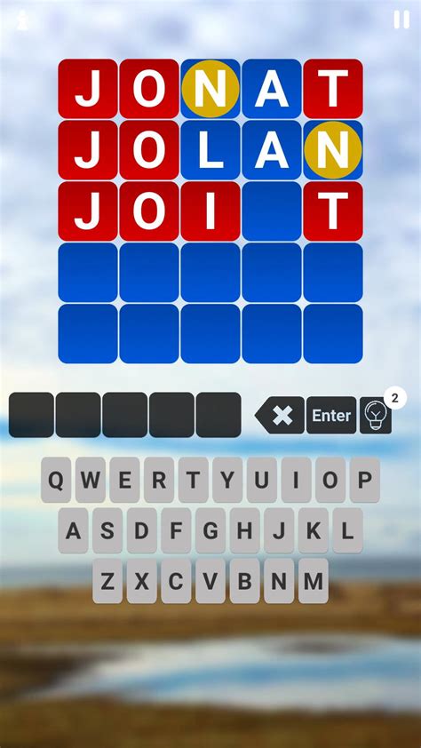 Guess the word card game. Word Game. Guess the 5 letter word.