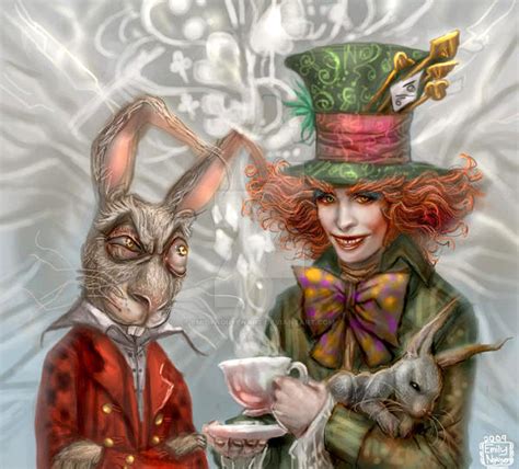 Mad Hatter March Hare By Emilynguyenart On Deviantart