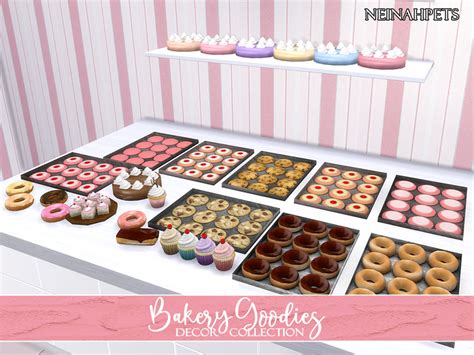 The Sims Resource Bakery Goodies Decor Collection