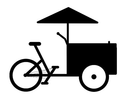 Food Cart Bike Clip Art At Vector Clip Art Online Royalty