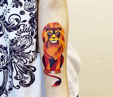 Lion Tattoo By Sasha Unisex Post 15760