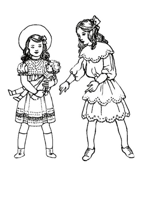 Old Fashioned Coloring Pages