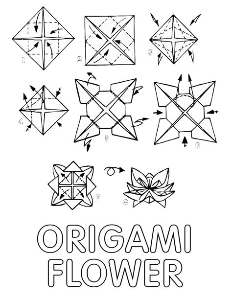 Origami Coloring Pages Coloring Pages To Download And Print