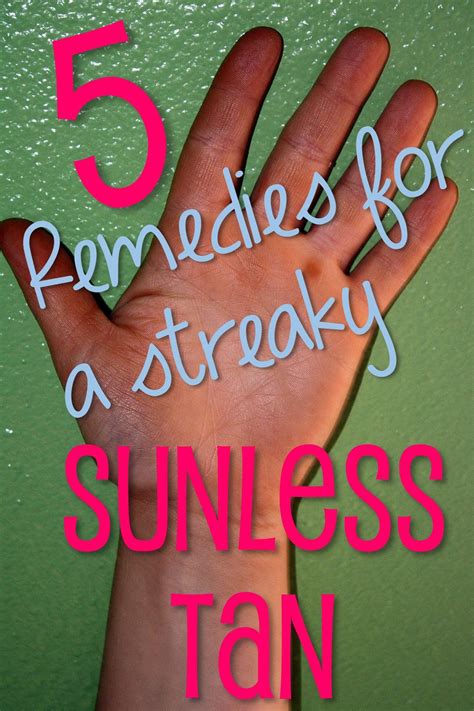 5 Remedies For A Streaky Sunless Tan Sunless Tanning Lotion Sunless
