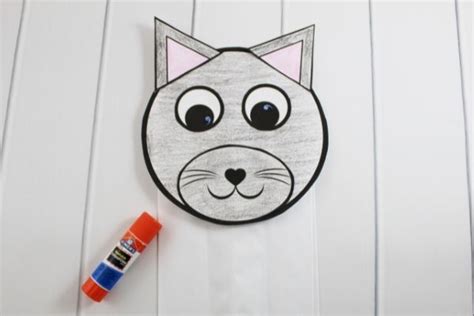 Paper Bag Cat Puppet With Free Cat Template Printable