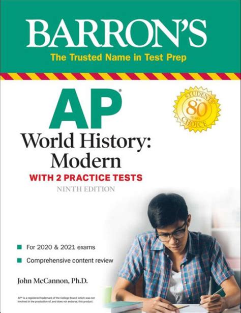 Ap World History Modern With 2 Practice Tests By John Mccannon