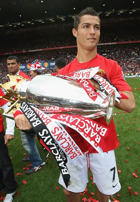 Manchester England May 16 Cristiano Ronaldo Of Manchester United