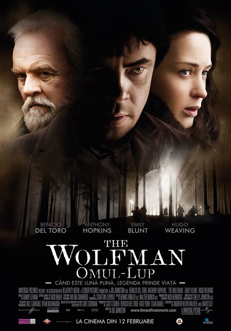 Poster The Wolfman 2010 Poster Omul Lup Poster 1 Din 22